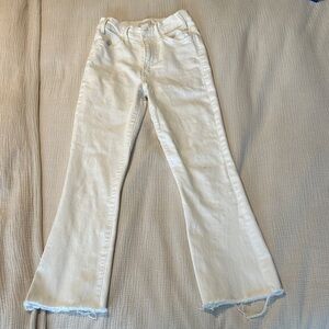 MOTHER Hustler Ankle Fray Jeans